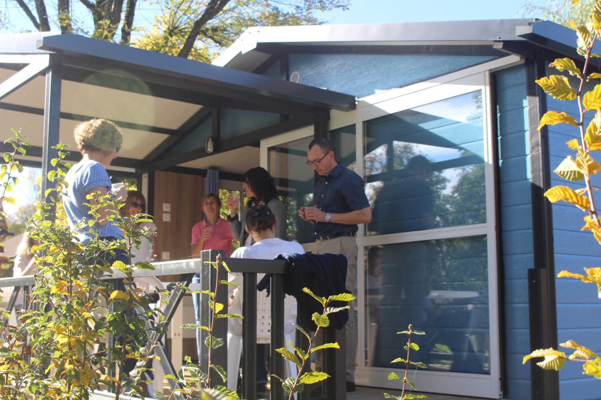 Camping Les Feuilles Chauffailles Exterior foto